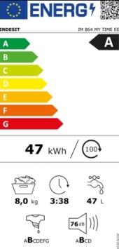 Indesit FM864MyTime EE Wasmachine