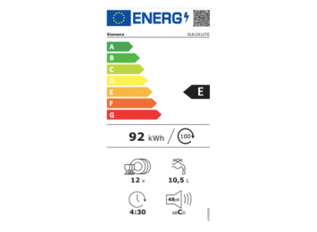 Siemens SL61IX12TE Volledig geïntegreerde vaatwasser 60 cm XXL (extra hoog) OP=OP